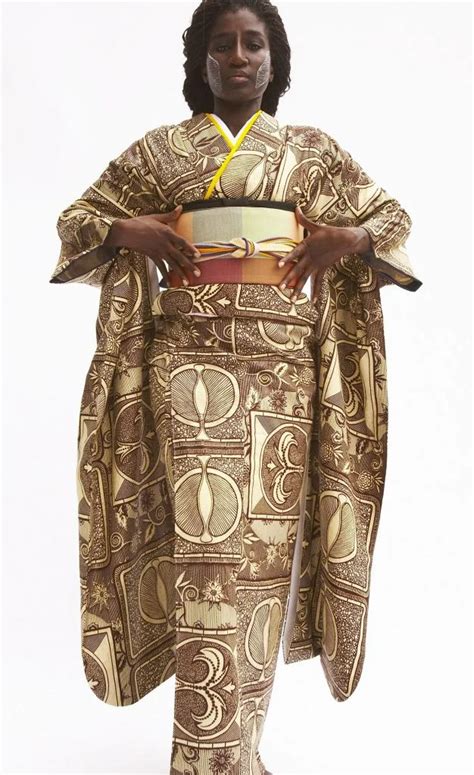 african kimono by serge mouangue .